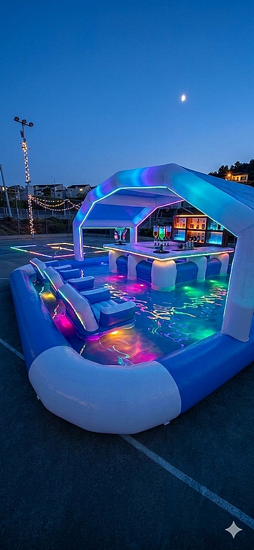 בר בריכה מתנפח