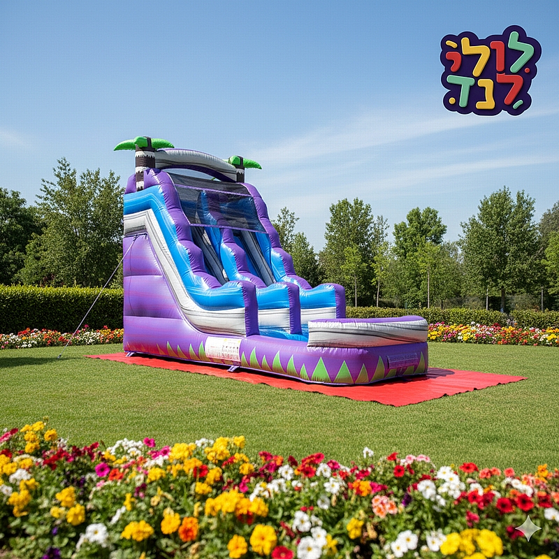 מגלשת דקלים סגולה