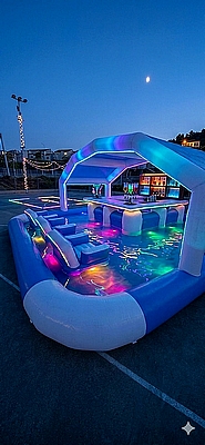 בר בריכה מתנפח