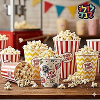 כוסות לפוקפורן \שקיות לפוקפורן